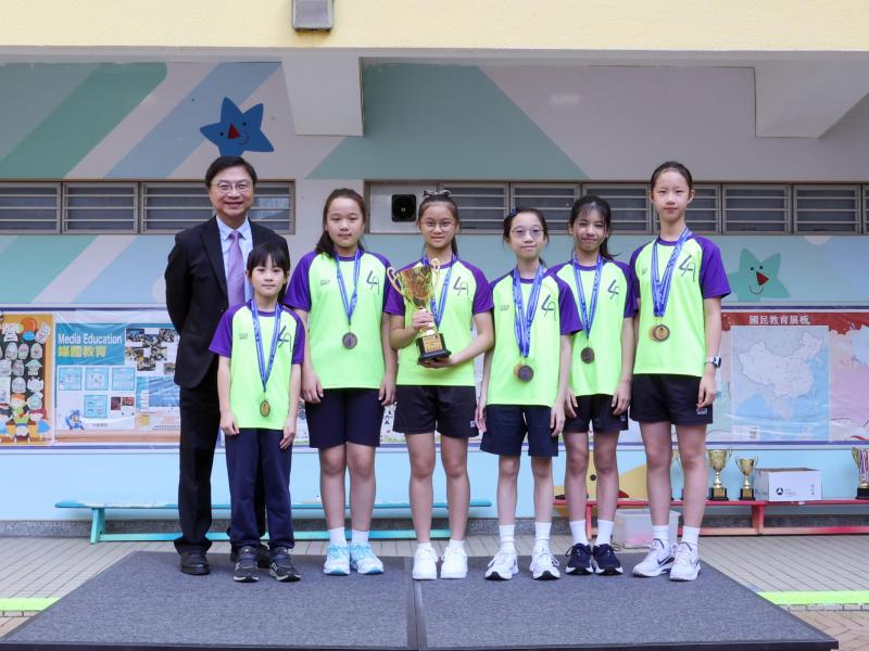 全港學界跳繩比賽2025(新界東)小學組 女子甲組 總成績亞軍