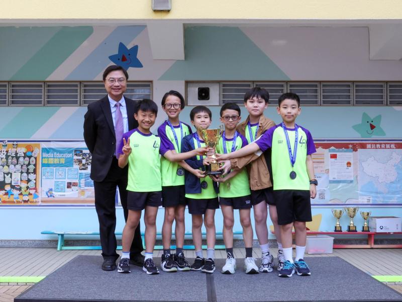 全港學界跳繩比賽2025(新界東)小學組 男子甲組 總成績亞軍