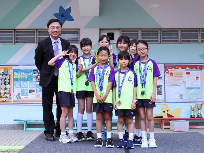 全港學界跳繩比賽2025(新界東)小學組 女子乙組 總成績亞軍