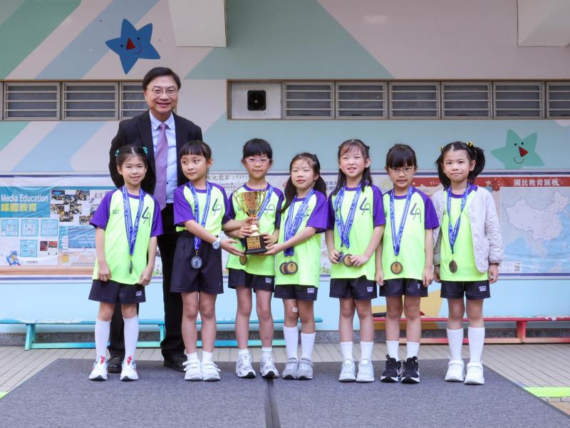 全港學界跳繩比賽2025(新界東)小學組 女子丙組 總成績季軍