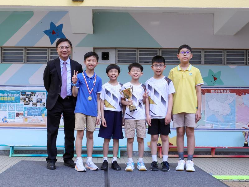 24-25西貢區小學校際羽毛球比賽男子單打冠軍+男子組優異獎