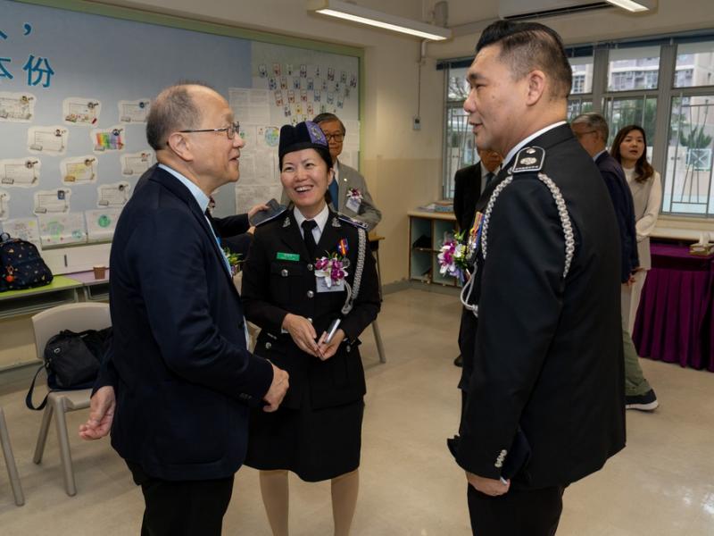 Establishment Ceremony of The Boys' Brigade, Hong Kong 422nd Company at The HKCCCU Logos Academy