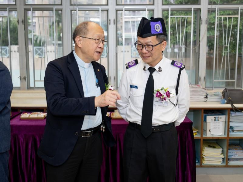 Establishment Ceremony of The Boys' Brigade, Hong Kong 422nd Company at The HKCCCU Logos Academy
