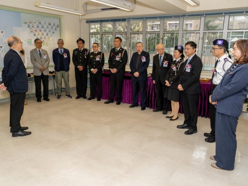 Establishment Ceremony of The Boys' Brigade, Hong Kong 422nd Company at The HKCCCU Logos Academy