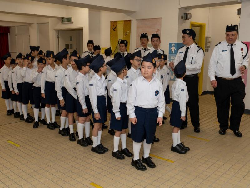 Establishment Ceremony of The Boys' Brigade, Hong Kong 422nd Company at The HKCCCU Logos Academy