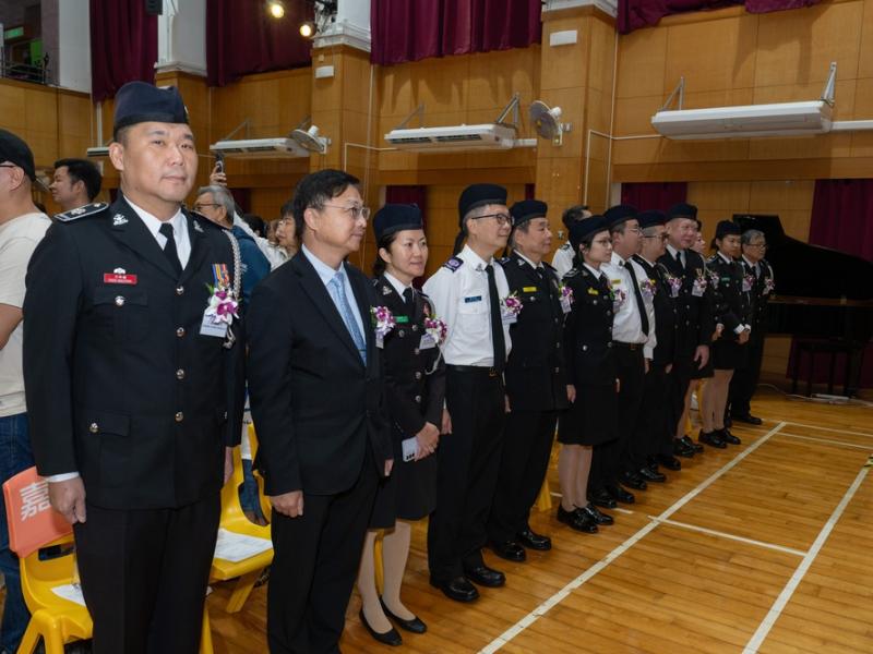 Establishment Ceremony of The Boys' Brigade, Hong Kong 422nd Company at The HKCCCU Logos Academy