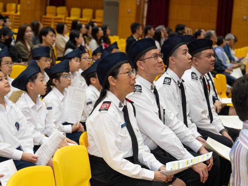 Establishment Ceremony of The Boys' Brigade, Hong Kong 422nd Company at The HKCCCU Logos Academy