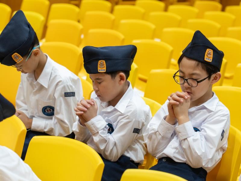 Establishment Ceremony of The Boys' Brigade, Hong Kong 422nd Company at The HKCCCU Logos Academy