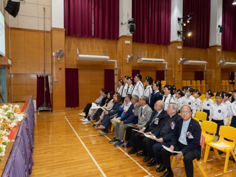 Establishment Ceremony of The Boys' Brigade, Hong Kong 422nd Company at The HKCCCU Logos Academy