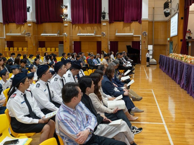 Establishment Ceremony of The Boys' Brigade, Hong Kong 422nd Company at The HKCCCU Logos Academy