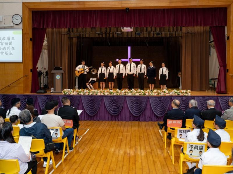 Establishment Ceremony of The Boys' Brigade, Hong Kong 422nd Company at The HKCCCU Logos Academy