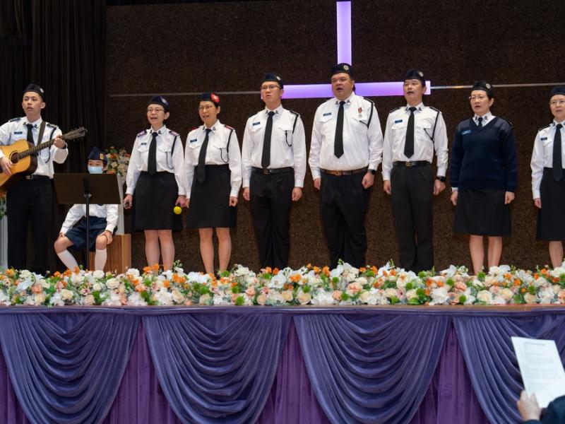 Establishment Ceremony of The Boys' Brigade, Hong Kong 422nd Company at The HKCCCU Logos Academy