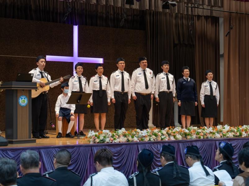 Establishment Ceremony of The Boys' Brigade, Hong Kong 422nd Company at The HKCCCU Logos Academy