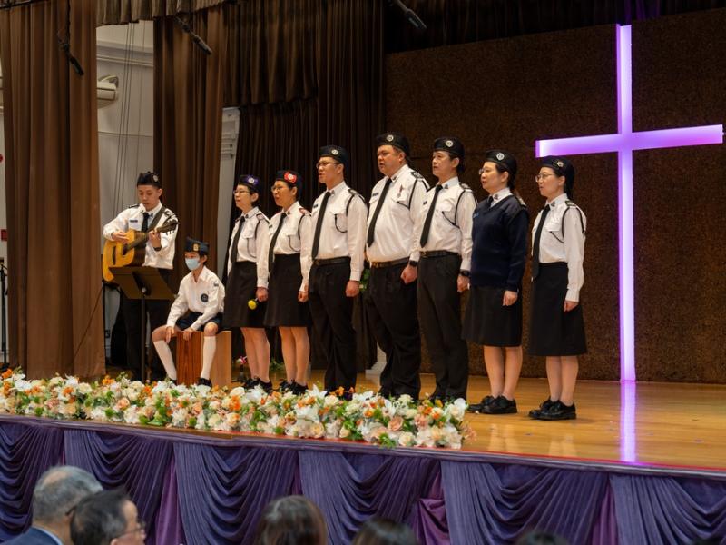 Establishment Ceremony of The Boys' Brigade, Hong Kong 422nd Company at The HKCCCU Logos Academy