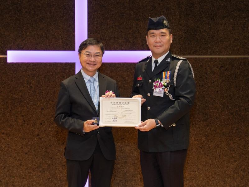 Establishment Ceremony of The Boys' Brigade, Hong Kong 422nd Company at The HKCCCU Logos Academy