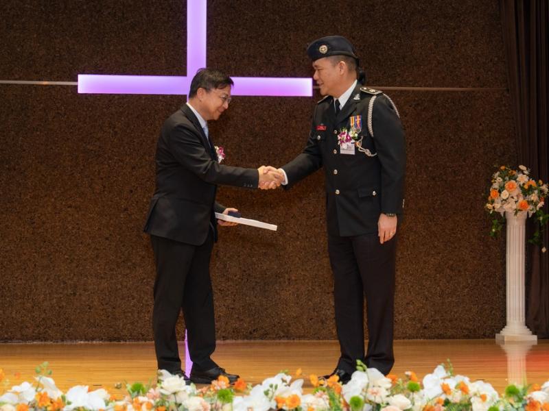 Establishment Ceremony of The Boys' Brigade, Hong Kong 422nd Company at The HKCCCU Logos Academy