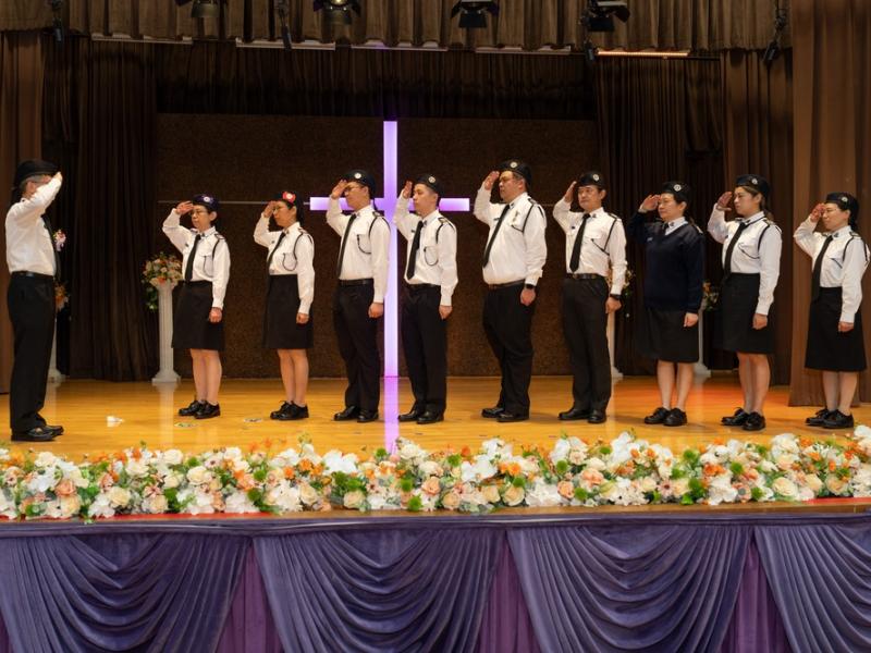 Establishment Ceremony of The Boys' Brigade, Hong Kong 422nd Company at The HKCCCU Logos Academy