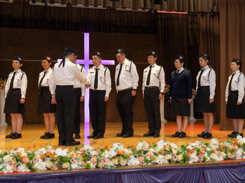 Establishment Ceremony of The Boys' Brigade, Hong Kong 422nd Company at The HKCCCU Logos Academy