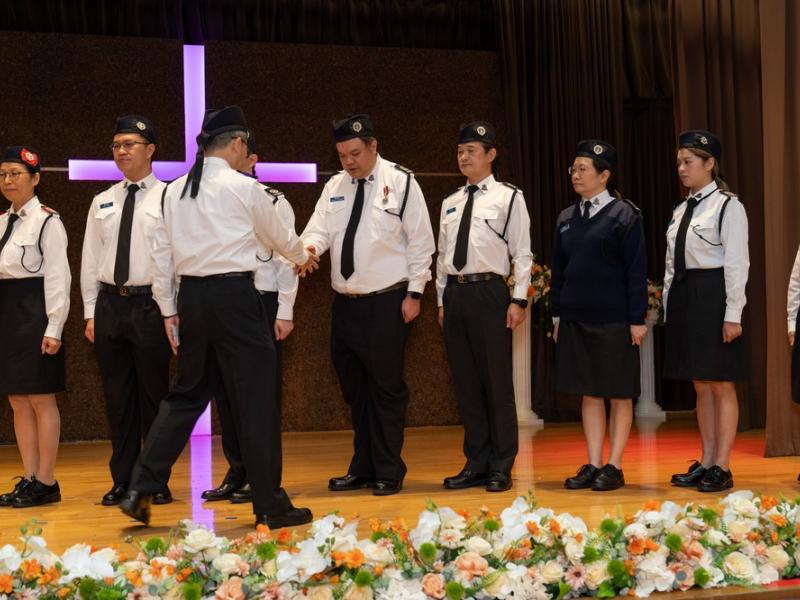 Establishment Ceremony of The Boys' Brigade, Hong Kong 422nd Company at The HKCCCU Logos Academy