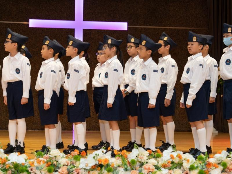 Establishment Ceremony of The Boys' Brigade, Hong Kong 422nd Company at The HKCCCU Logos Academy
