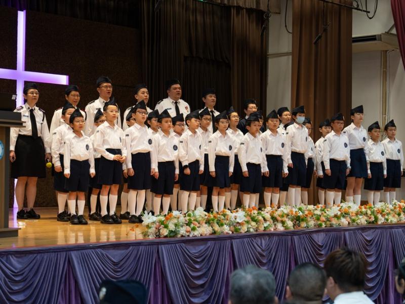 Establishment Ceremony of The Boys' Brigade, Hong Kong 422nd Company at The HKCCCU Logos Academy