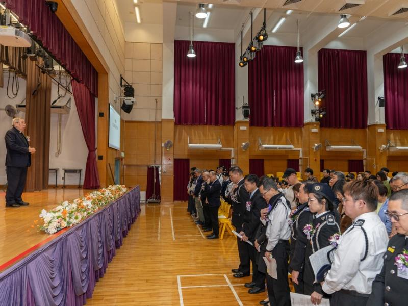 Establishment Ceremony of The Boys' Brigade, Hong Kong 422nd Company at The HKCCCU Logos Academy