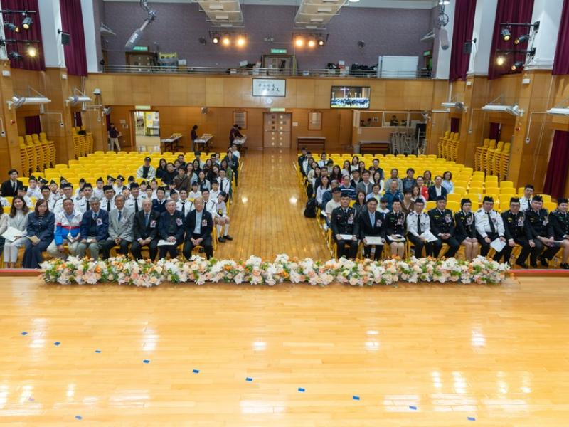Establishment Ceremony of The Boys' Brigade, Hong Kong 422nd Company at The HKCCCU Logos Academy