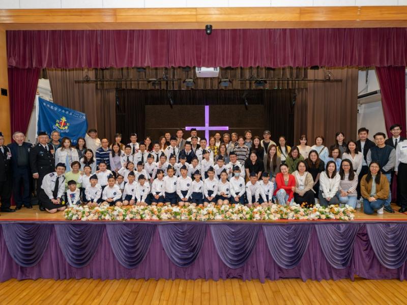 Establishment Ceremony of The Boys' Brigade, Hong Kong 422nd Company at The HKCCCU Logos Academy