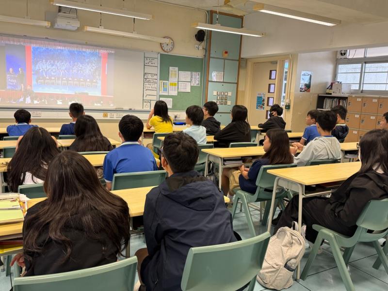 The HKCCCU Logos Academy Students Inspired by "Tiangong Class" Space Lecture to Foster National Pride and Scientific Exploration