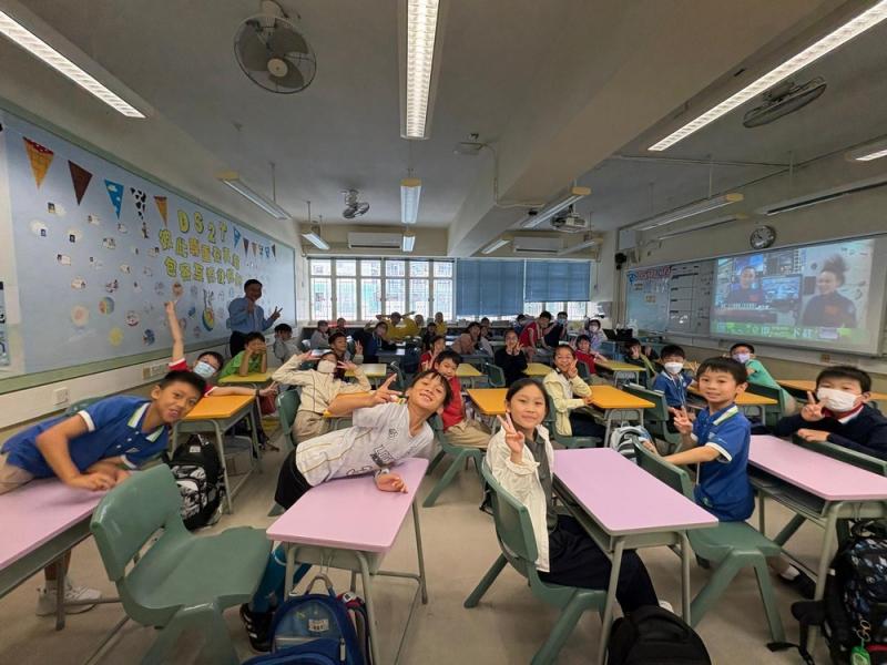 The HKCCCU Logos Academy Students Inspired by "Tiangong Class" Space Lecture to Foster National Pride and Scientific Exploration