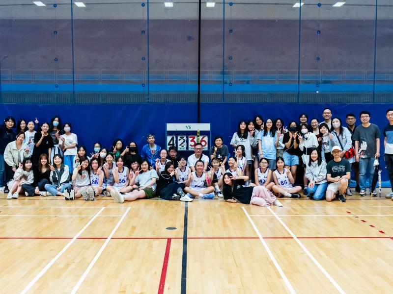 Our school girls' basketball team C grade achieved the third place in the Inter-School Basketball Competition (Kowloon District, Division 1)