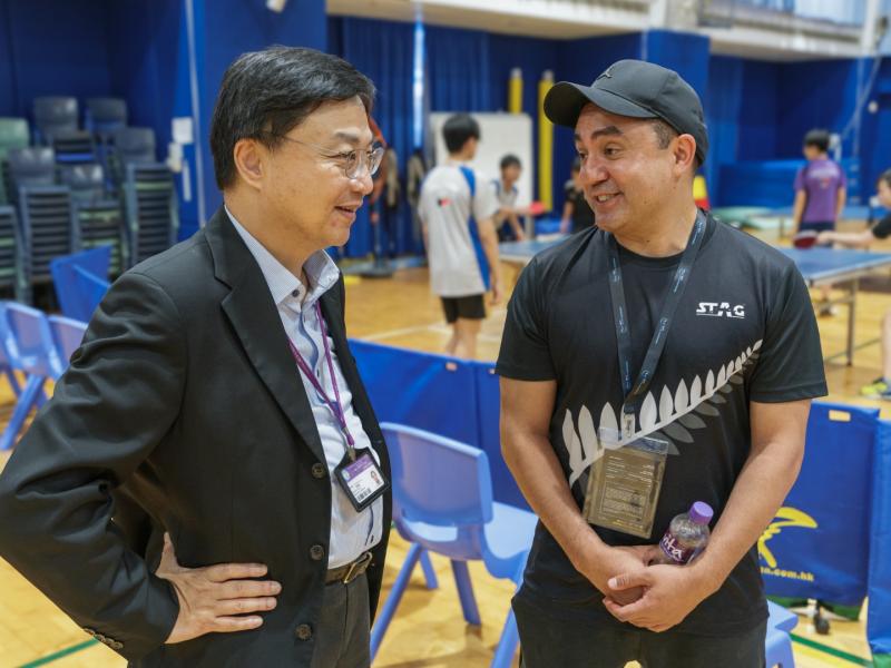 加拿大國家青少年乒乓球隊及新西蘭國家青少年乒乓球隊友誼賽