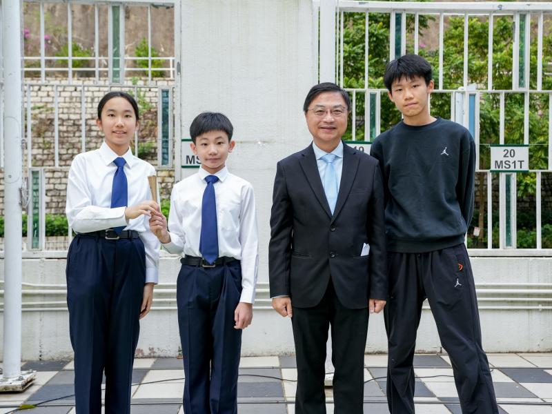 Torch Relay at Logos Academy Celebrates 15th National Games Spirit and National Pride